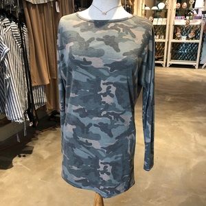 Long Sleeve Camo Top